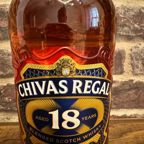 Chivas Regal 18 Years Old new, collectible whisky with Ferrari card