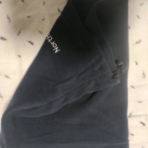North Standard fleece neck warmer like new with adjustable cord