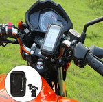 BASE WITH REMOVABLE WATERPROOF CASE FOR MOBILE/GPS