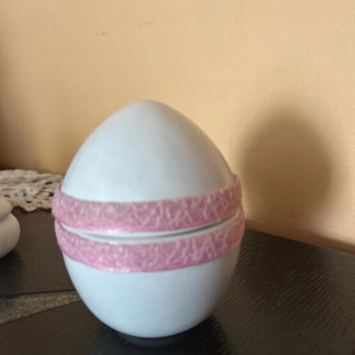 Decorative glass egg new condition