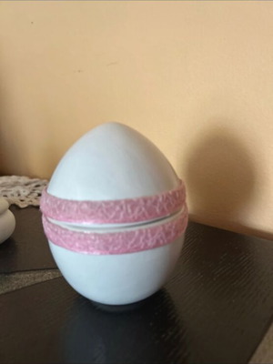 Decorative glass egg new condition