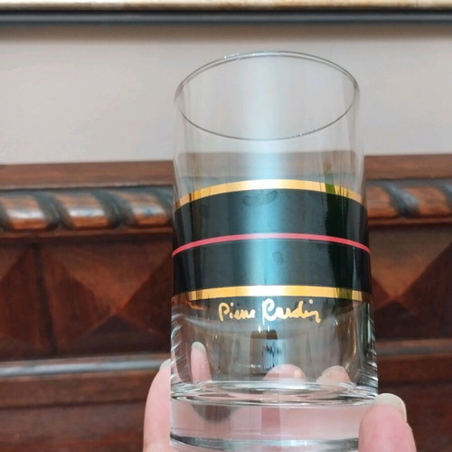 Pierre Cardin vintage glass set of 5, like new