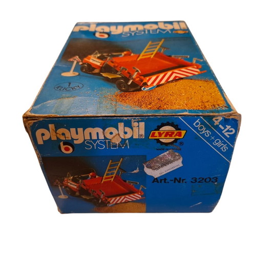Vintage Lyra Playmobil 3203 Truck with Tipper and Worker used