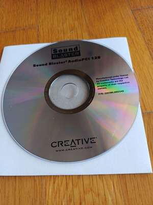 Cd Sound Blaster Creative like new