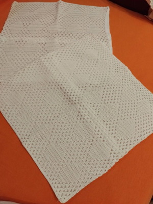 Handmade pillowcases white cotton, like new, set of two