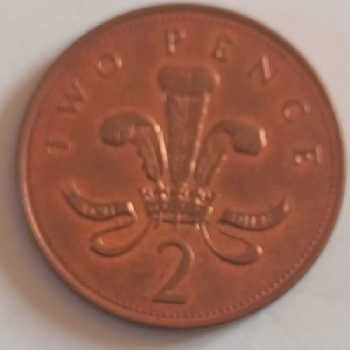 United Kingdom 2 Pence 1996 Coin used