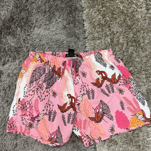 Swim shorts used, size XL, pink with pattern