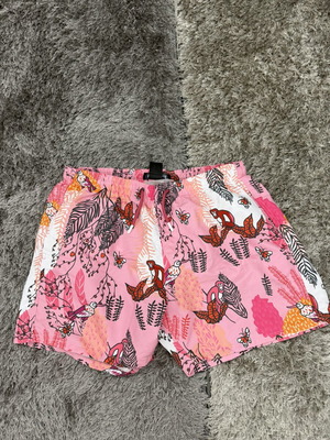 Swim shorts used, size XL, pink with pattern
