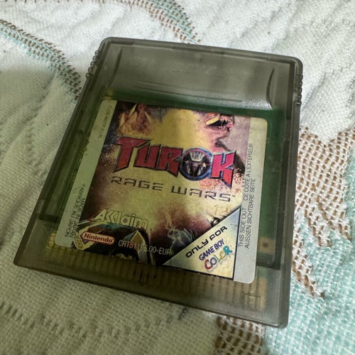 Turok Rage Wars Game Boy Color used adventure game