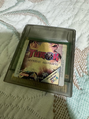 Turok Rage Wars Game Boy Color used adventure game