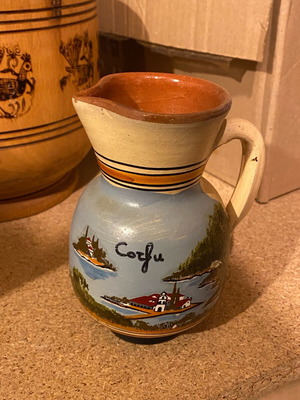 Handmade souvenir from Corfu like new