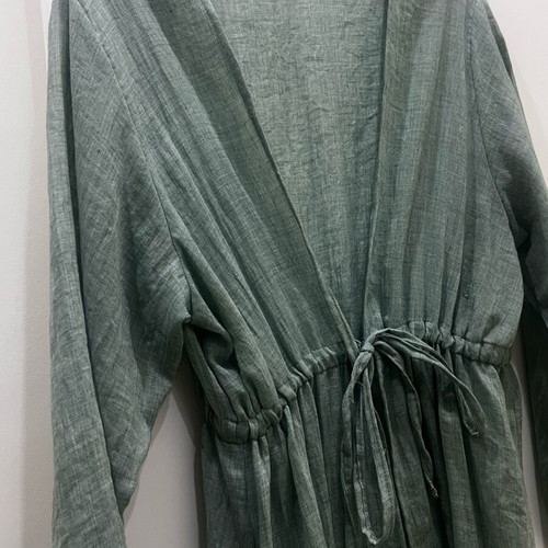Celestino long kimono like new, multicolored green