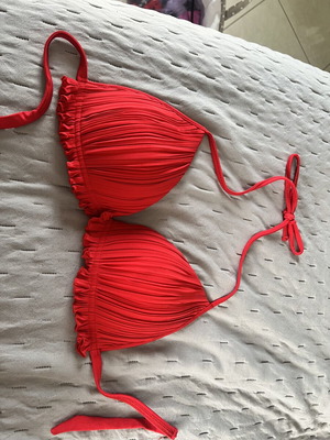 Med swimsuit medium new with padding red