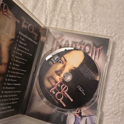 The Phantom Of The Opera DVD used, thriller horror with subtitles