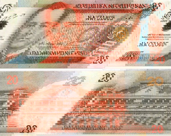ΦΙΛΙΠΠΊΝΕΣ - 20 Ρiso 2005 - UNC -