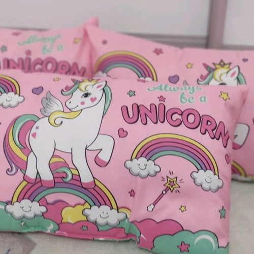Unicorn decorative pillows used, set of 3 pieces