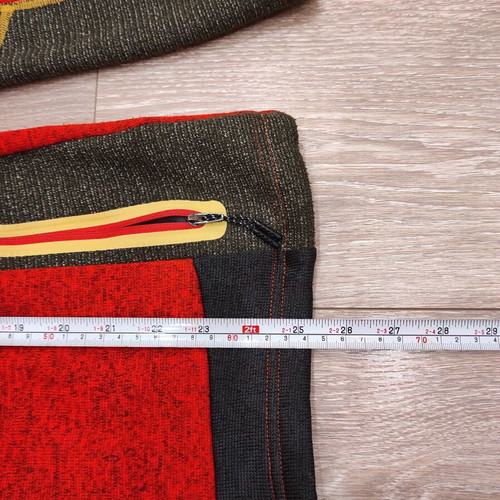 Lowe Alpine technical fleece jacket size M like new, red and orange