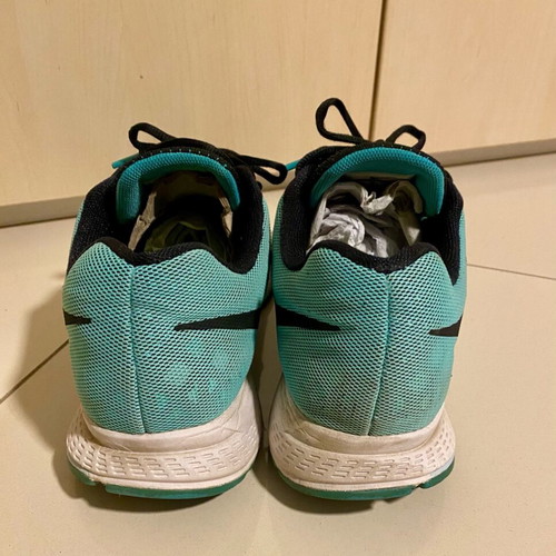 Nike Zoom Pegasus used running training shoes size 45 turquoise