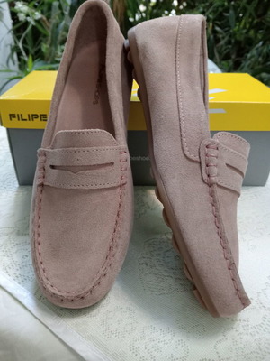 Filipe Shoes μοκασίνια καινούργια, νούμερο 39, μπεζ ροζ δέρμα