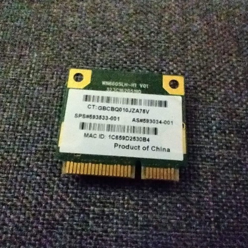 Realtek Wireless Wi-Fi Card used, Mini PCI-E RTL8191SE