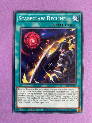 Yu-Gi-Oh! Card Scareclaw Decline like new
