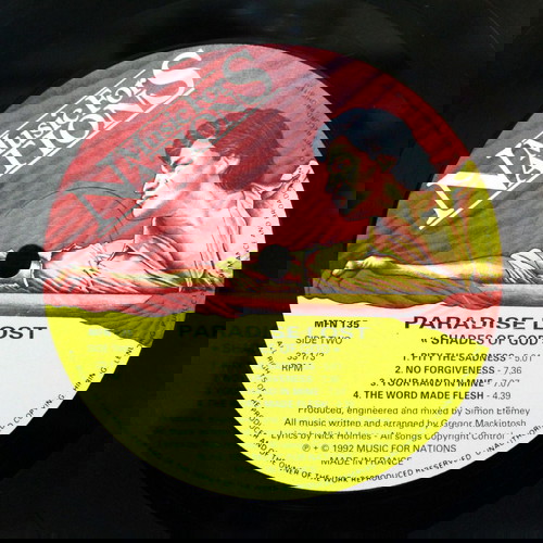 Paradise Lost Shades Of God βινύλιο LP άλμπουμ μεταχειρισμένο metal