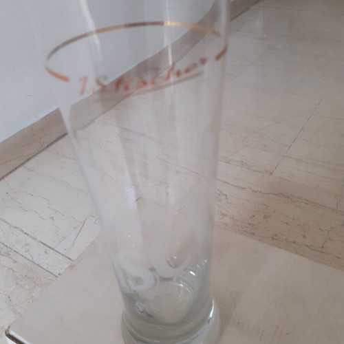 Fischer beer glasses new, set of 6, 500 ml