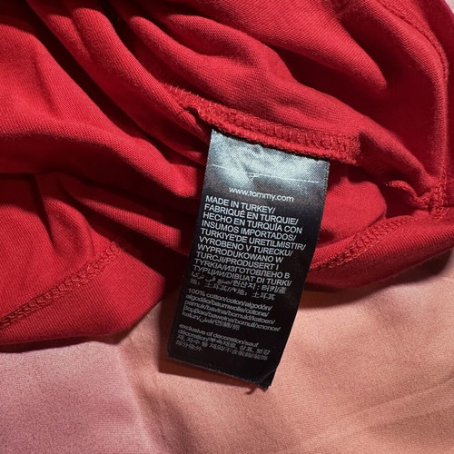 Tommy Hilfiger T-shirt like new, red, size M