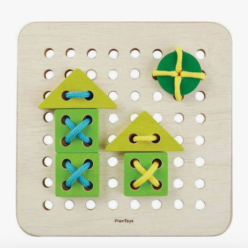 Plan Toys fine motor skills board new, wooden from 12 months