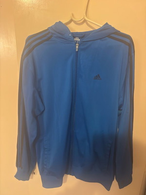 Adidas Climalite jacket medium blue like new