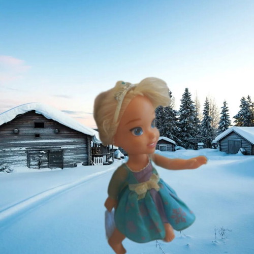 Disney Frozen Elsa doll 30 cm like new