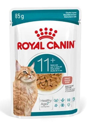 Royal Canin Ageing 11+ τροφή γάτας με σάλτσα 12x85γρ
