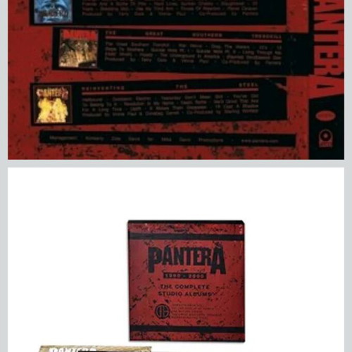 Pantera The Complete Studio Albums 1990-2000 5CD Box Set new, metal