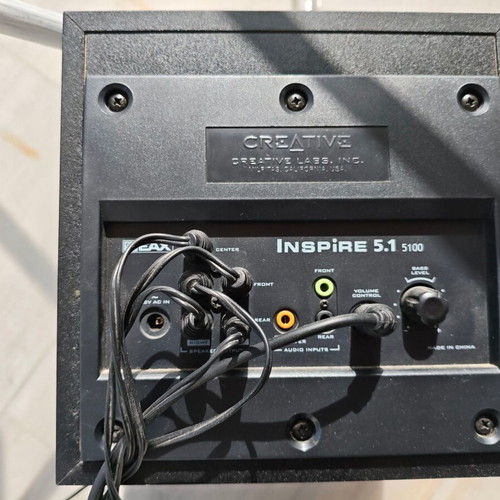 Creative Inspire 5.1 5100 speakers used surround sound system