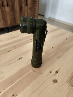 Military flashlight used, very good condition