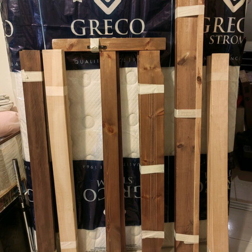 Bed with mattress used Gecco Strom model Life 1.40x2.00 m