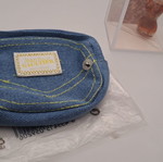 Jean Paul Gaultier Classique Limited Edition Pour Femme Vintage μινιατούρα σετ με πορτοφολάκι denim καινούργιο