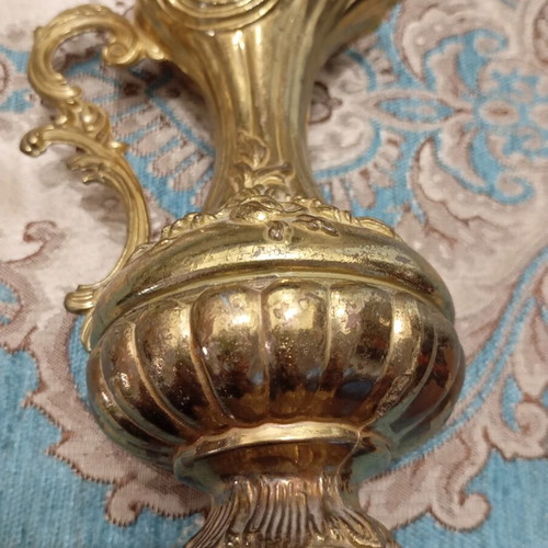 Vintage copperware set of 3 used pieces