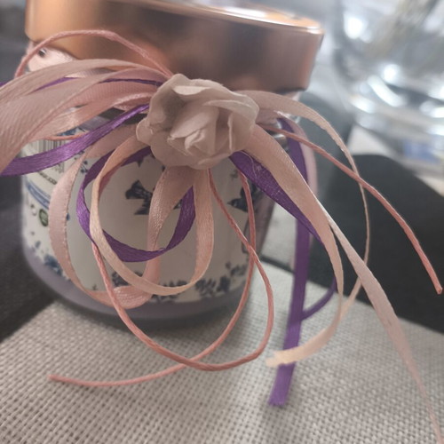 Luxodor Violet Aroma scented candle new in glass jar