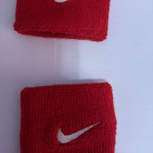 Nike wristbands red color like new