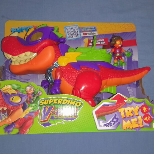 Superthings Super Dino V-Rex new toy with accessories