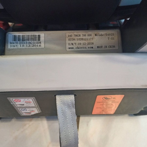 Chicco Md54025 car seat used with isofix