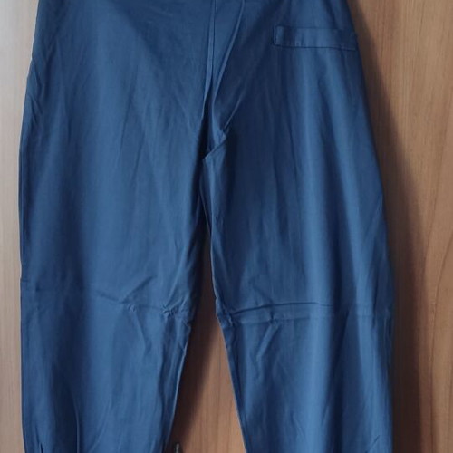 Blue cotton summer pants XL like new with bow
