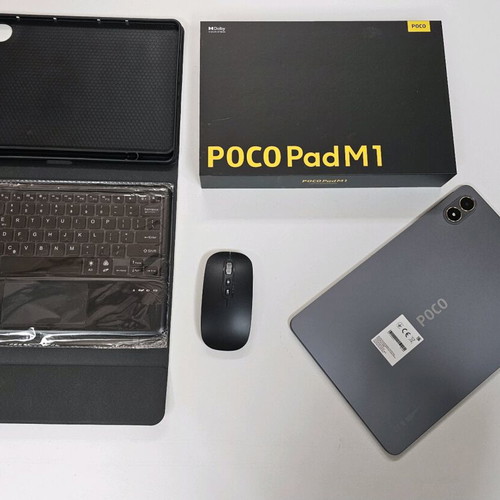 Poco Pad M1 Tablet 8/256 new with keyboard, case, mouse and tempered glass