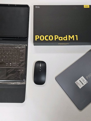 Poco Pad M1 Tablet 8/256 new with keyboard, case, mouse and tempered glass