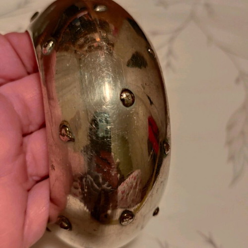 Silver bracelet like new with discreet studs