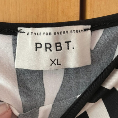 Parabita plus size summer dress like new, black and white