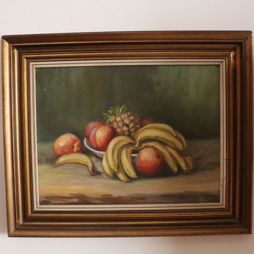 Mitsi Marsellou-Tsimpoukou Still Life Painting with Fruits like new