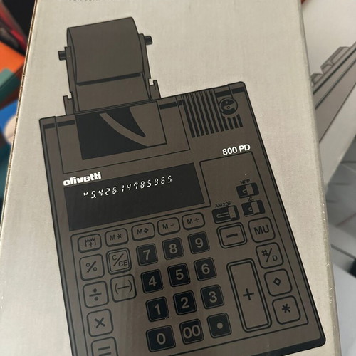 Olivetti 800PD printing calculator new in box