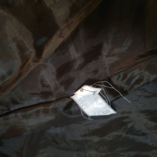 Women's jacket used with fur trim brown